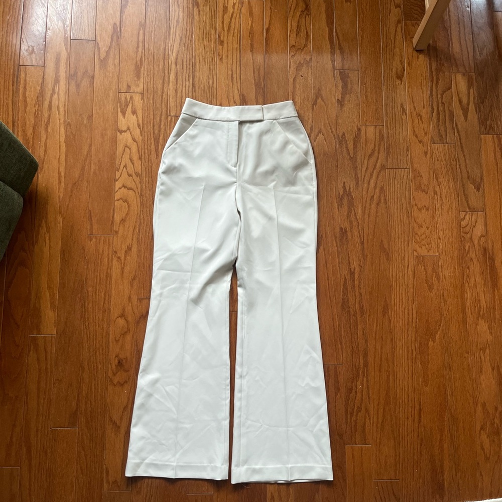 Elegant Cream Women's Pants